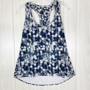 Athleta | Chi Dot Racer Back Tank In Moon Grey Size Large